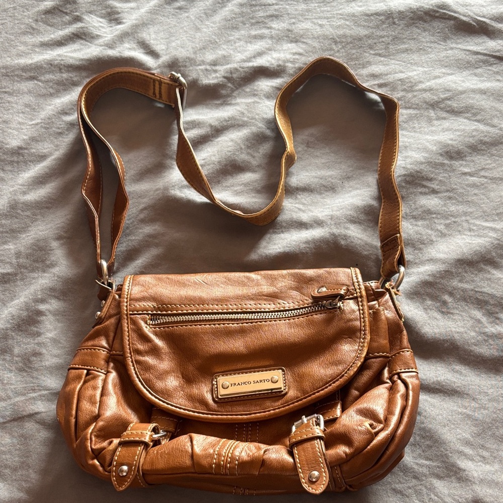 Franco Sarto Tan Crossbody Bag